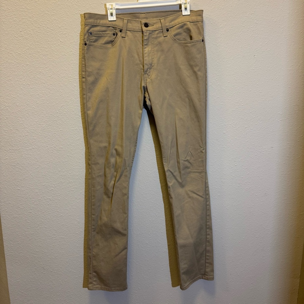 Mens Levi 511 Khaki Pants